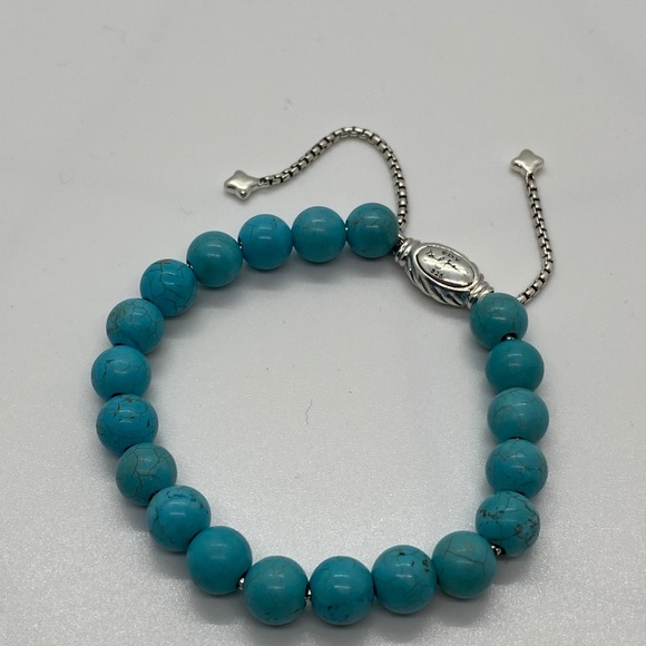 DAVID YURMAN Turquoise Bracelet with pouch - Picture 3 of 6
